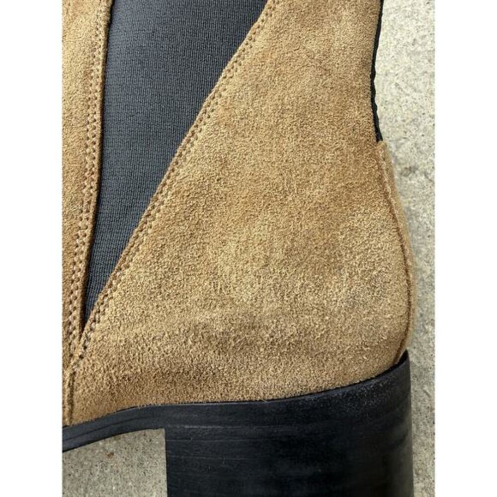 Acne Studios 7 | EU 38 Jensen Brown Suede Leather Ankle Chelsea Boot Pointed Toe - Picture 9 of 10